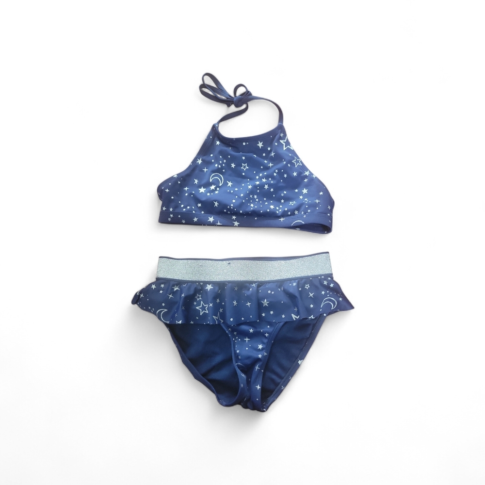 Justice Blue Starry Bikini Set
